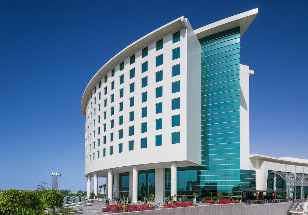 เบย์ ลา ซัน โฮเต็ล แอนด์ มารีนา Hotel King Abdullah Economic City ภายนอก รูปภาพ The new terminal at Palm Springs International Airport